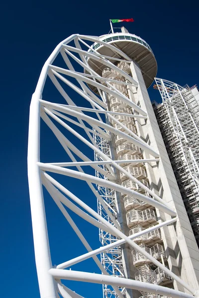 Vasco de gama tower, Lizbona, Portugalia — Zdjęcie stockowe