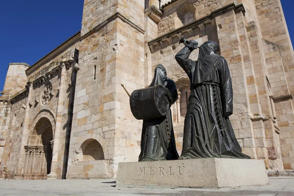 Kathedraal van zamora, castilla y leon, Spanje — Stockfoto