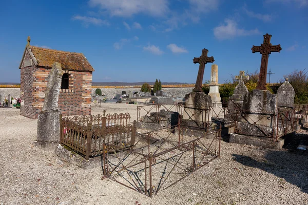 Cemetery of Paroy, Seine, et Marne, Ile de France, France — Stock Photo, Image