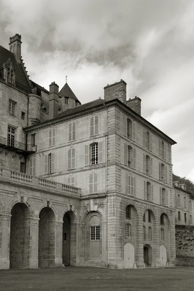 Slottet av la roche-guyon, val d'oise, ile de france, Frankrike — Stockfoto