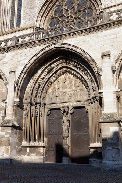 Katedrála les andelys, haute normandie, Francie — Stock fotografie