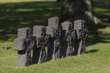 Alman mezarlığı, La Cambe, Normandiya, Fransa