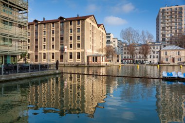 canal Saint martin, paris, Ile de france, Fransa