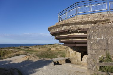 Bunker pointe du hoc, cricqueville-en-bessin, normandie,