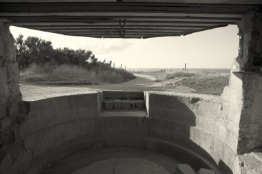 Bunker pointe du hoc, cricqueville-en-bessin, normandie,
