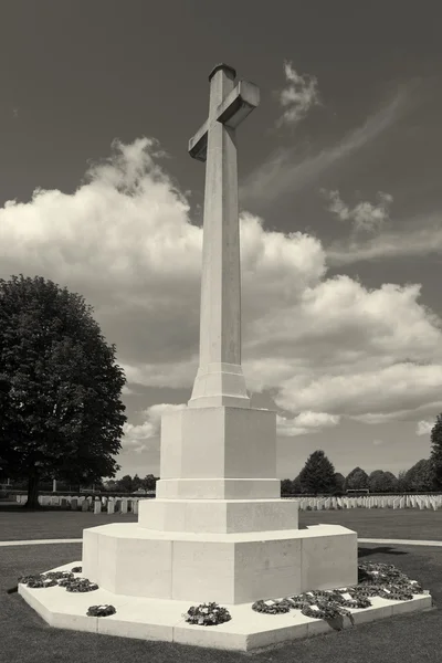 İkinci Dünya Savaşı, bayeux, calvados, norm İngiliz mezarlığı — Stok fotoğraf