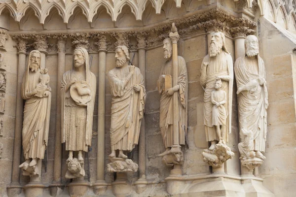 Cathedral of Reims, Marne, Champagne-Ardenne, France — Stock Photo, Image