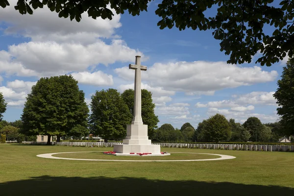 Cementerio Británico de la Segunda Guerra Mundial, Bayeux, Calvados, Norm — Foto de Stock