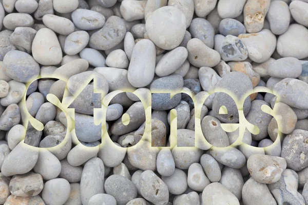 Stones in the beach of Etretat, Haute Normandie, France — Stock Photo, Image