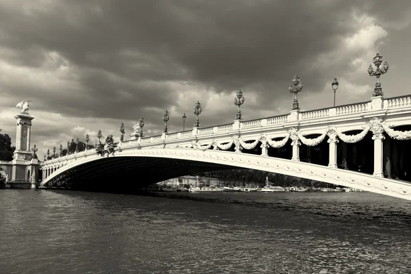 Alexander III bridge, Paris, Ile de France, France Royalty Free Stock Images