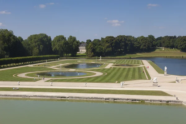 Trädgårdarna i chantilly-slottet, picardie, Frankrike — Stockfoto