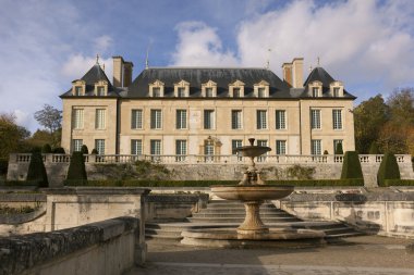 Castle of Auvers-sur-Oise, Val-d'Oise, France clipart