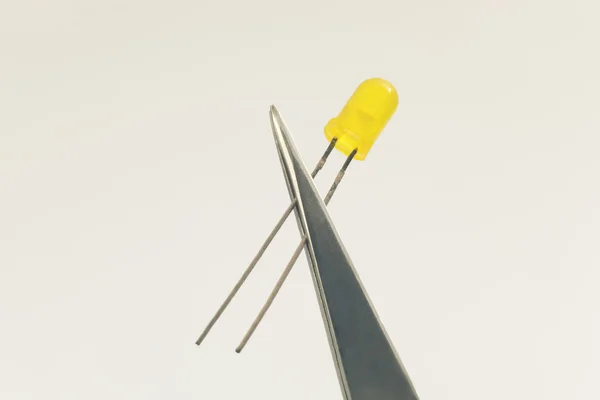 Sarı LED — Stok fotoğraf
