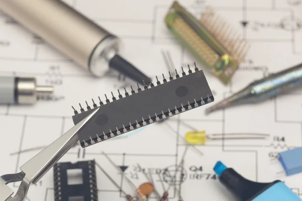 Electronic components — Stock Photo, Image