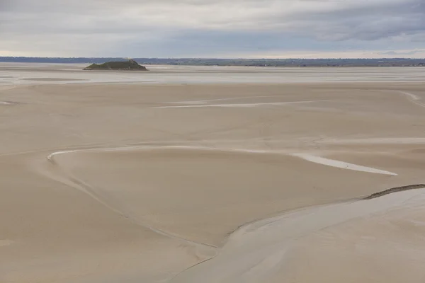 Bay of Le Mont St Michel , Normandy, France — Stock Photo, Image