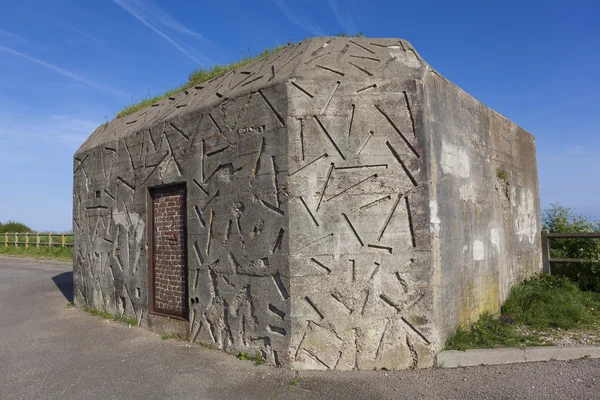 Bunker in Dieppe, Cote d'Albatre, Haute-Normandie, France — Stock Photo, Image