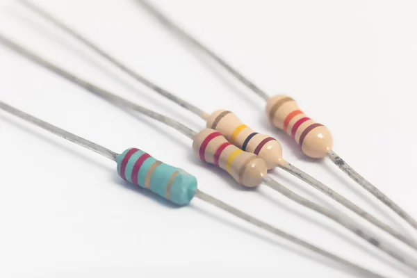 Group of electronic resistors — Stock Photo, Image