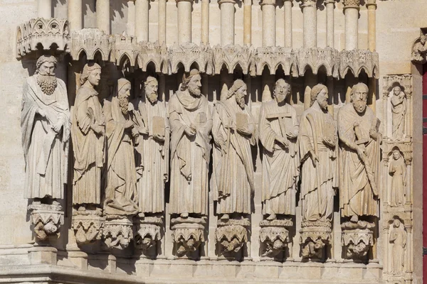 Dettaglio della cattedrale di Amiens, Piccardia, Francia — Foto Stock