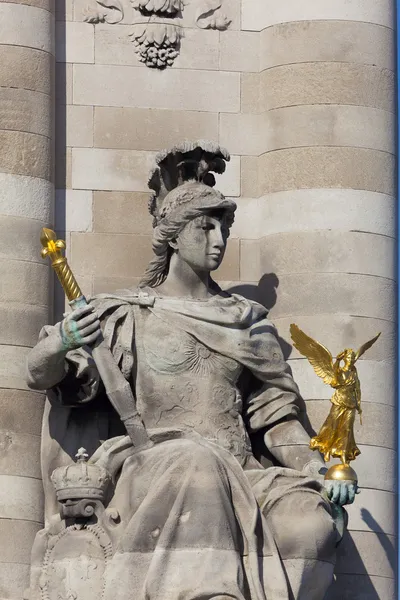 Alexandre III bridge, Paris, Ile de France, France — Stock Photo, Image