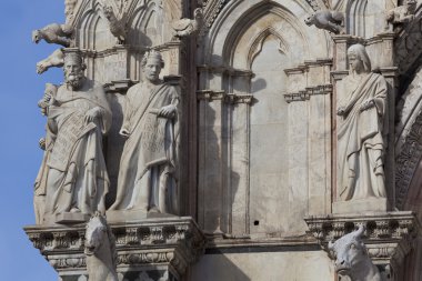 ayrıntı siena Katedrali'nin, Toskana, İtalya