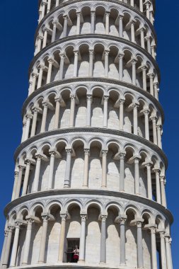 Pisa Kulesi, piazza dei miracoli, pisa, Toskana, İtalya