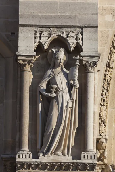 Notre Dame Katedrali, Paris, Ile-de-France, Fransa — Stok fotoğraf