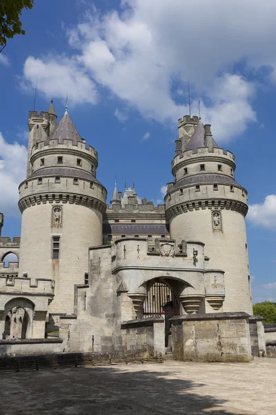 Pierrefonds hrad, Picardie, Francie — Stock fotografie