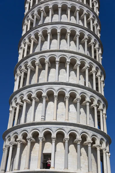 Torre Pisa, Piazza dei Miracoli, Pisa, Toscana, Italia — Foto Stock