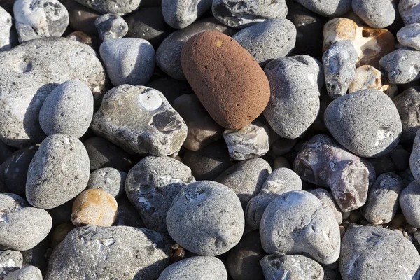 Textura nas rochas, Praia de Dieppe, Cote d 'Albatre, Haute-No — Fotografia de Stock