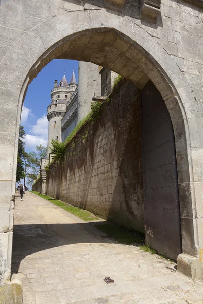 Zamek Pierrefonds, Pikardia, Francja — Zdjęcie stockowe