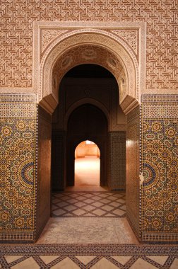 Moroccan entrance clipart