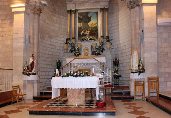 Altar en la iglesia del primer milagro — Foto de Stock