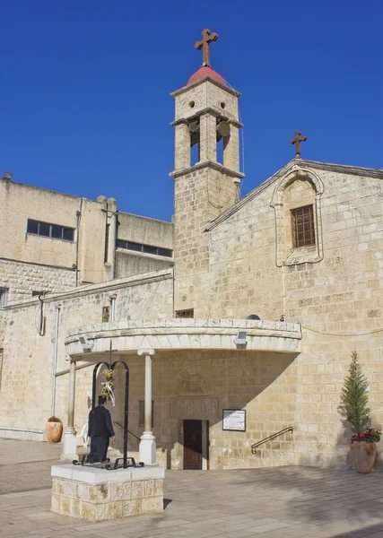 Grecki kościół prawosławny Zwiastowania, nazareth — Zdjęcie stockowe