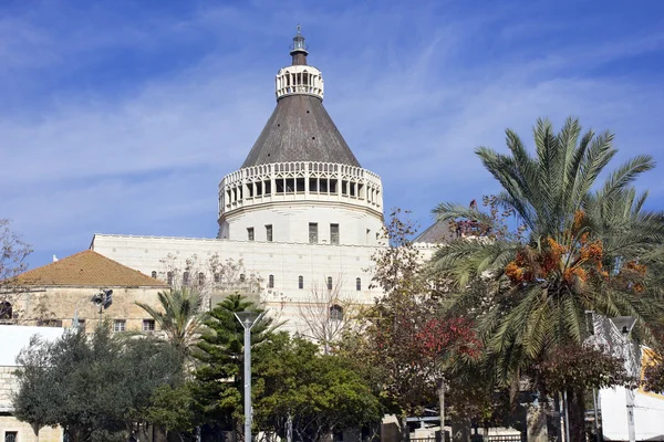 Basílica de la Anunciación en Nazaret, Israel — Foto de Stock