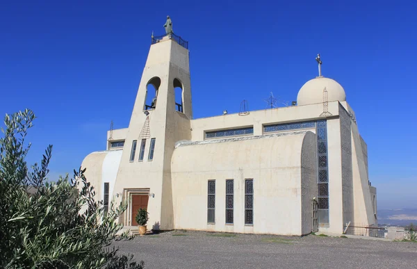 La nuova Chiesa maronita a Nazaret — Foto Stock