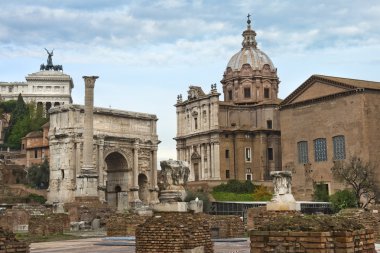 Roma forumunun eski kalıntıları