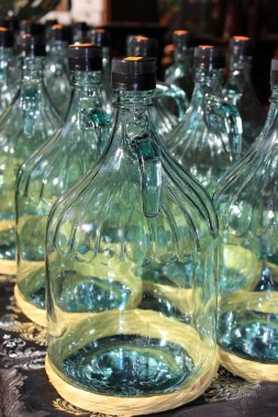 büyük cam şişe zeytinyağı şişeleme için