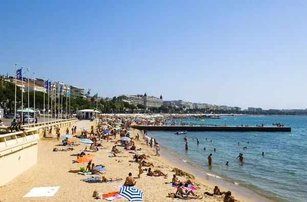 Cannes plajlar — Stok fotoğraf