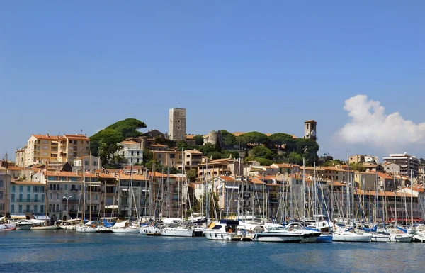 Harbour and marina at Cannes — Stock Photo, Image