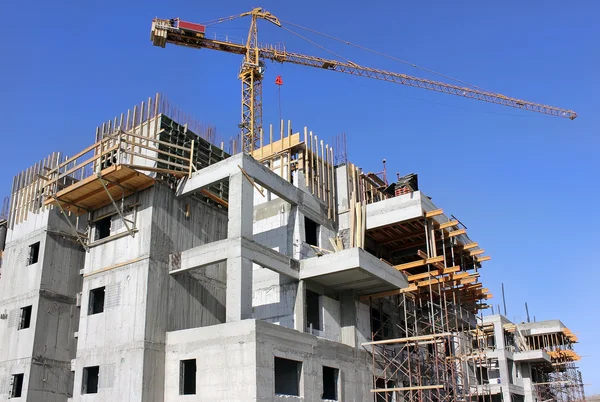 Construindo uma nova casa — Fotografia de Stock