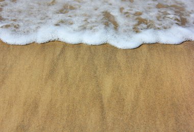 dalgalar deniz ve ıslak kum