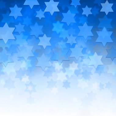 Background with Magen David stars clipart