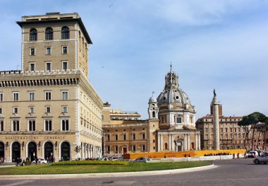 Piazza venezia ve en kutsal adı mary Kilisesi