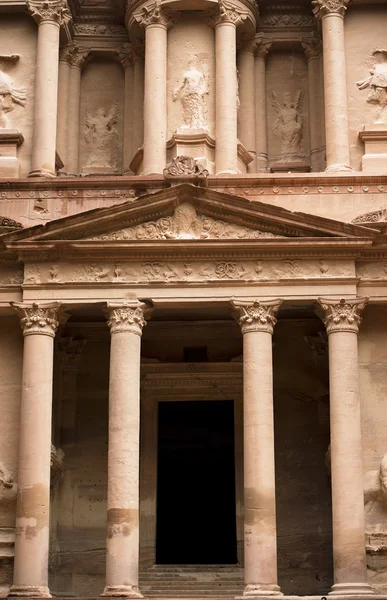 Remains of nabatean city Petra in Jordan — Stock Photo, Image