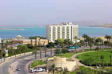 Lot Spa Hotel in Ein Bokek, Dead Sea, Israel clipart