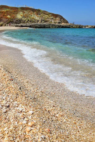 Hof Dor Beach Nature Reserve Γραφική Παραλία Μια Παραλιακή Λωρίδα — Φωτογραφία Αρχείου