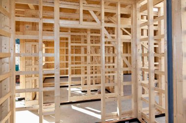 Yeni bir ev inşaatı