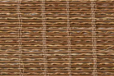 Doğal malzemeden örülmüş deseni kapat