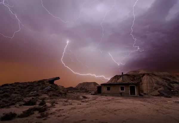 以上の砂漠嵐 — ストック写真