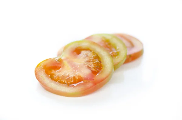 Tomatoes sliced isolated